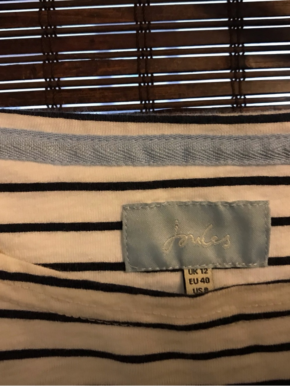 Joules Clothing Striped Bee Long Sleeve Top Cotton Honeybee Blouse Women’s US 12 - Picture 2 of 6